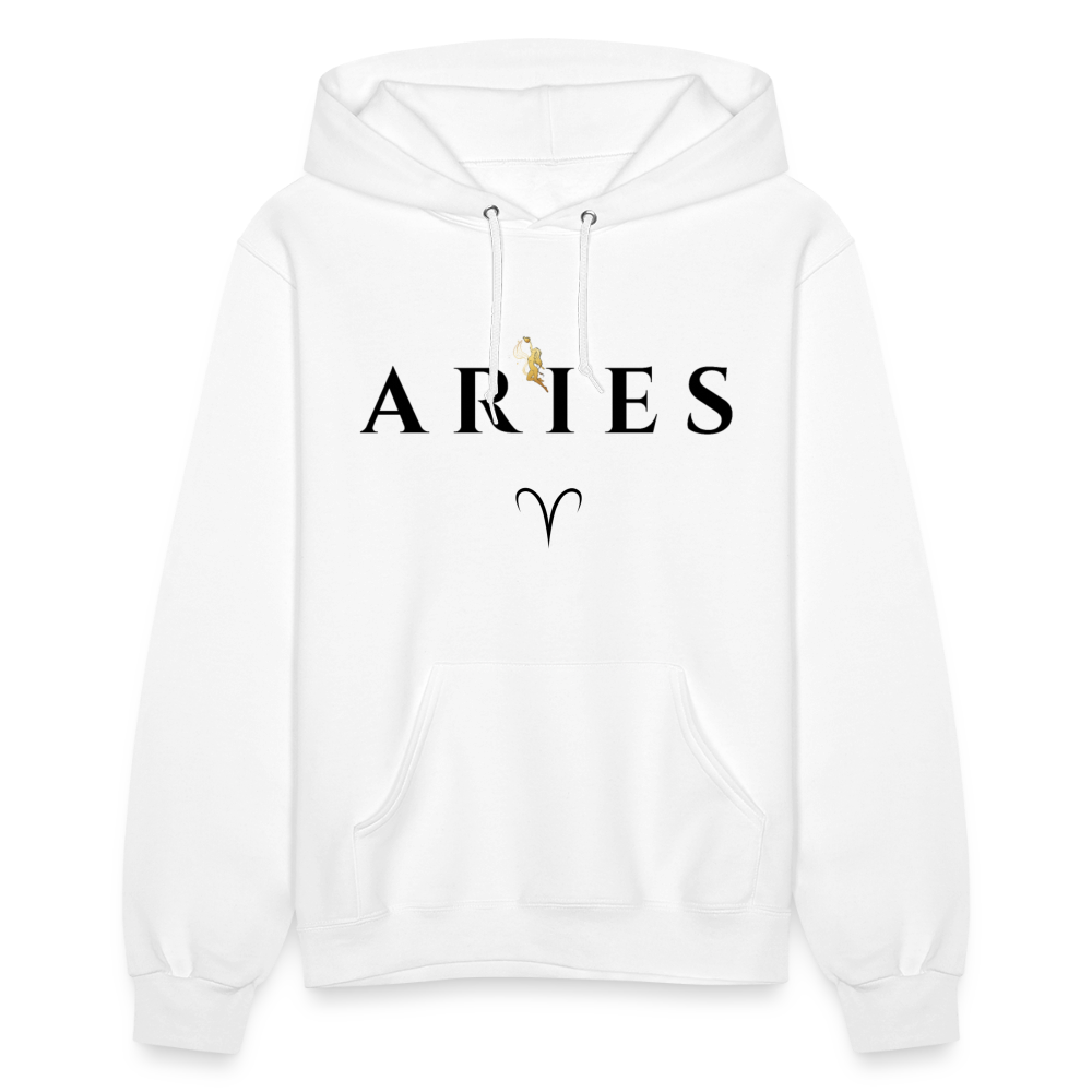 Aries Zodiac Hoodie - white