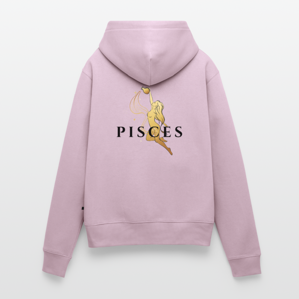 Women’s Pisces zodiac hoodie - dusty pink