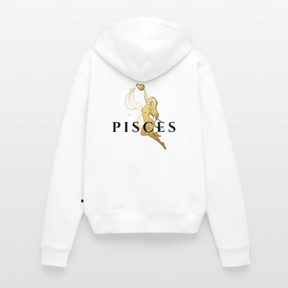 Women’s Pisces zodiac hoodie - white